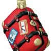 Inge Glass Lucky Red Suitcase Ornament Christmas 1 Inge Glass Lucky Red Suitcase Ornament Christmas