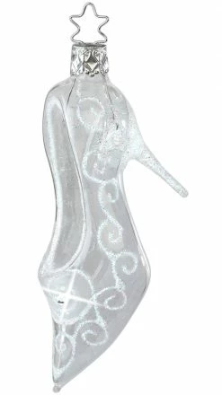 Inge Glass Cinderella's Glass Slipper Ornament