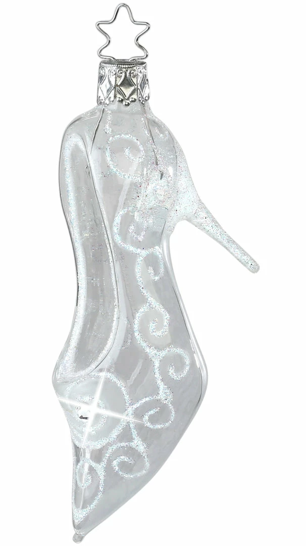 Inge Glass Cinderella's Glass Slipper Ornament 3 Inge Glass Cinderella's Glass Slipper Ornament