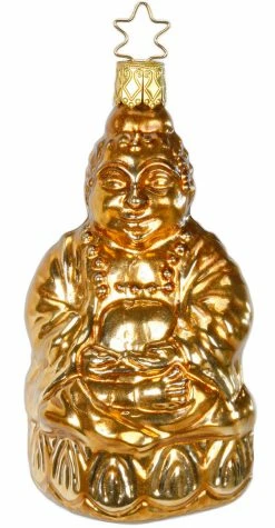 Inge Glass Enlightened Buddha Ornament
