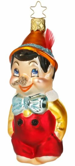Inge Glass Christmas Pinocchio Ornament