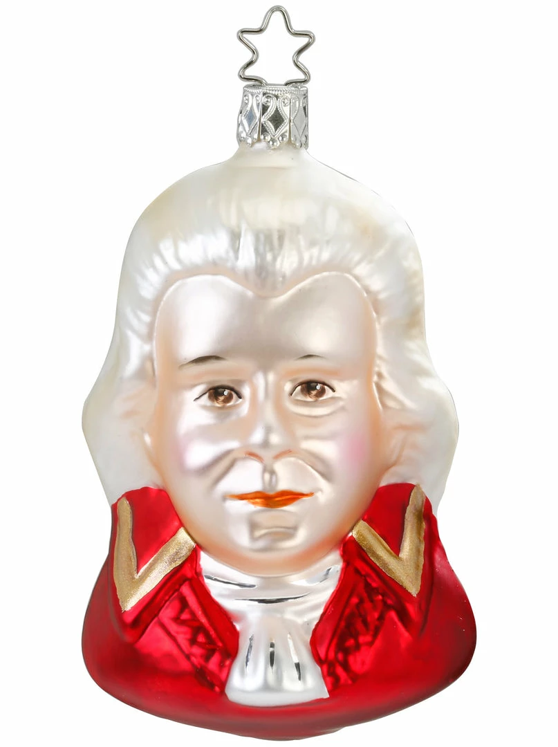 Inge Glass Christmas Wolfgang Amadeus Mozart Ornament 3 Inge Glass Christmas Wolfgang Amadeus Mozart Ornament