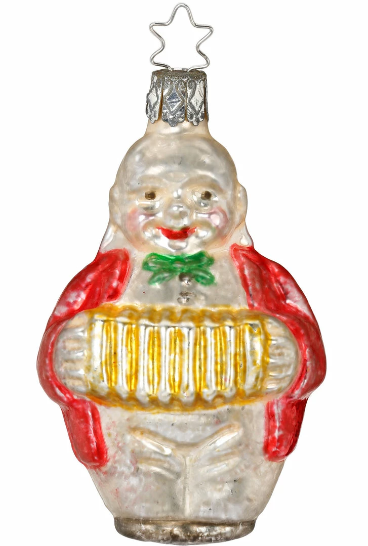 Inge Glass Squeeze Box Man Ornament Christmas 3 Inge Glass Squeeze Box Man Ornament Christmas