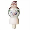 Seasons Of Cannon Falls Christmas Santa Photo Frame Shimmer Night Light