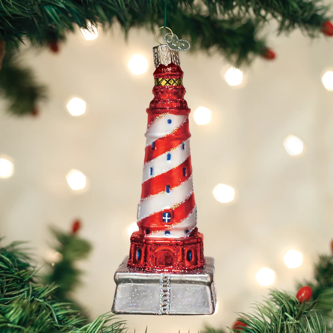 TheHolidayBarn.com White Shoal Lighthouse Ornament 3 TheHolidayBarn.com White Shoal Lighthouse Ornament