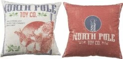 Primitives By Kathy Christmas North Pole Toy Company Pillow
