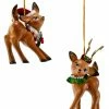 Katherine's Collection Retro Christmas Reindeer Ornaments