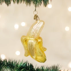 Old World Christmas Peeled Banana Ornament