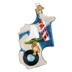 Old World Christmas State Of Michigan Ornament