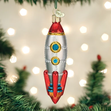 TheHolidayBarn.com Toy Rocket Ship Ornament Christmas 3 TheHolidayBarn.com Toy Rocket Ship Ornament Christmas
