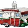Old World Christmas Travel Trailer Ornament 1 Old World Christmas Travel Trailer Ornament