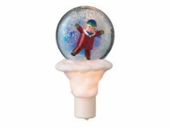 The Holiday Barn Christmas Making A Snow Angel Shimmer Night Light