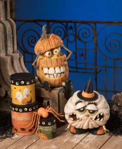 Bethany Lowe Mash Pumpkin Monster