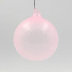 Winward Jim Marvin Pink Candy Bubblegum Glass Ornaments, 120mm