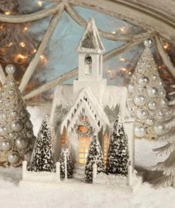 Bethany Lowe Ivory Church Large