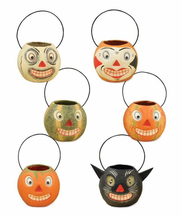 Bethany Lowe Mini Vintage Halloween Buckets 3 Bethany Lowe Mini Vintage Halloween Buckets