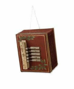 The Holiday Barn Accordian Ornament - Bethany Lowe
