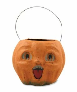 Bethany Lowe Happy Vintage Pumpkin Bucket