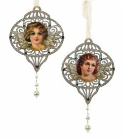 Katherine's Collection Victorian Paper Angel Ornaments
