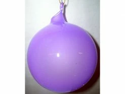 Winward Jim Marvin Ornaments Jim Marvin Lavender Bubblegum Glass Ornaments
