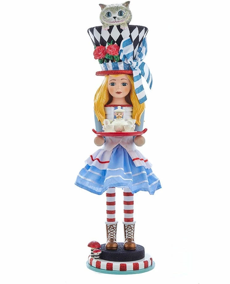 Kurt Adler New! Alice's Adventures In Wonderland Nutcracker 3 Kurt Adler New! Alice's Adventures In Wonderland Nutcracker