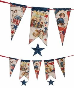 Bethany Lowe Americana Star Garland New!