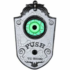 Gemmy Animated Eyeball Doorbell - Aged White