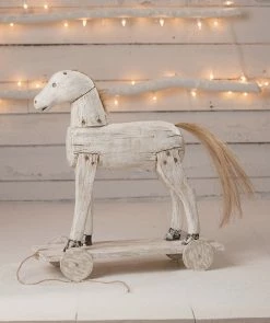 Bethany Lowe Holiday Spirit Horse, Antique Reproduction New!