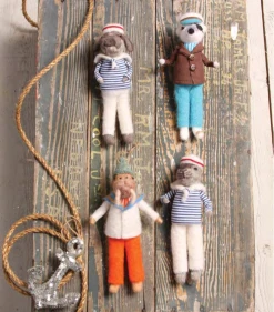 Cody Foster Captains Crew Felt Ornaments