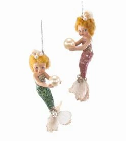 Katherine's Collection Baby Mermaid With Pearl