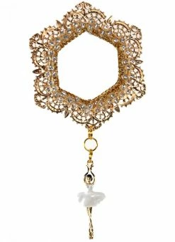 Katherine's Collection Ballerina Medallion Ornament