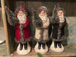 One Hundred 80 Degrees Flocked Belsnickel New!