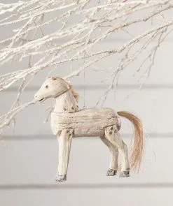 Bethany Lowe Holiday Spirit Horse Ornament