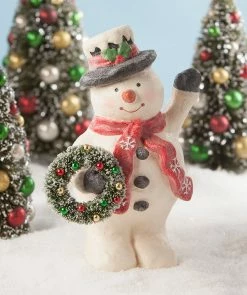 Bethany Lowe New! Jolly Greeting Snowman