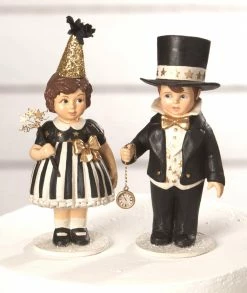 Bethany Lowe Up At Midnight, New Years Figurines