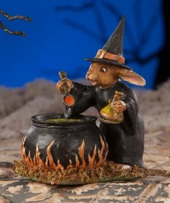 Bethany Lowe Rabbit Witch Figurine