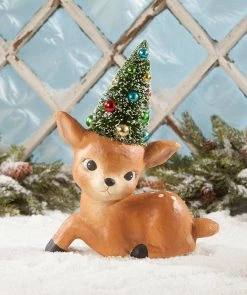 Bethany Lowe New! Resting Merry & Bright Reindeer