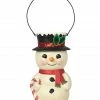 Bethany Lowe Snowman Bucket Head New! 2 Bethany Lowe Snowman Bucket Head New!