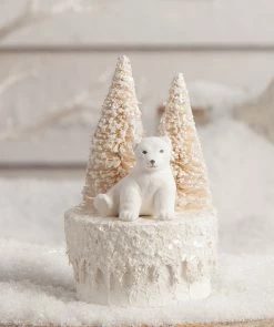 Bethany Lowe Winter Bear On Box New!