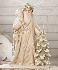 Bethany Lowe Winter White Father Christmas