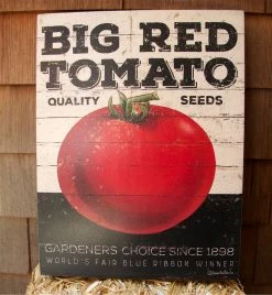 Primitives By Kathy 4th Of July Big Red Tomato Sign