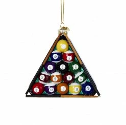Kurt Adler Christmas Billiard Ball Ornament