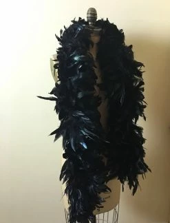 Zucker Fabulous Black Feather Boa/Garland Halloween