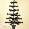The Holiday Barn Bethany Lowe Black Feather Tree In Urn