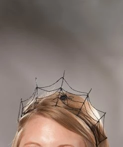 Bethany Lowe Black Widow Spiderweb Tiara