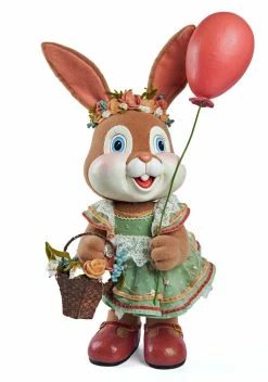 Katherine's Collection New! Blossom Bunny With Balloon, 23.75" Tall