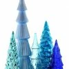Cody Foster Blue Candy Glass Trees, Large