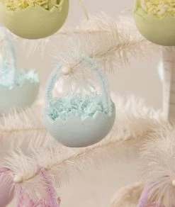 Bethany Lowe Blue Cracked Egg Ornament