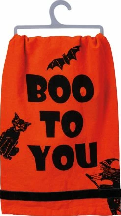 Primitives By Kathy New! Boo To You Halloween Silhouettes Towel