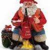 Enesco New! Camping Santa With Campfire 2 Enesco New! Camping Santa With Campfire